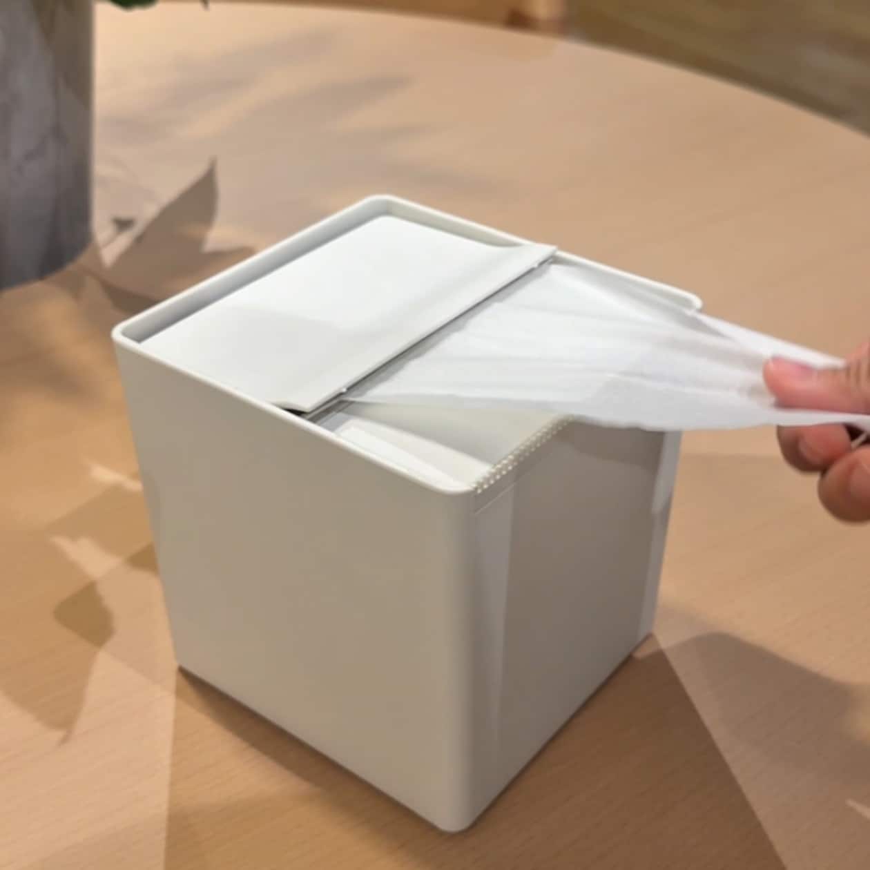 無印良品の卓上用 トイレットペーパーケース