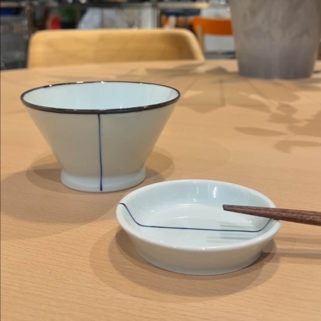 無印良品の波佐見焼 くらわんか飯碗
箸置き豆皿