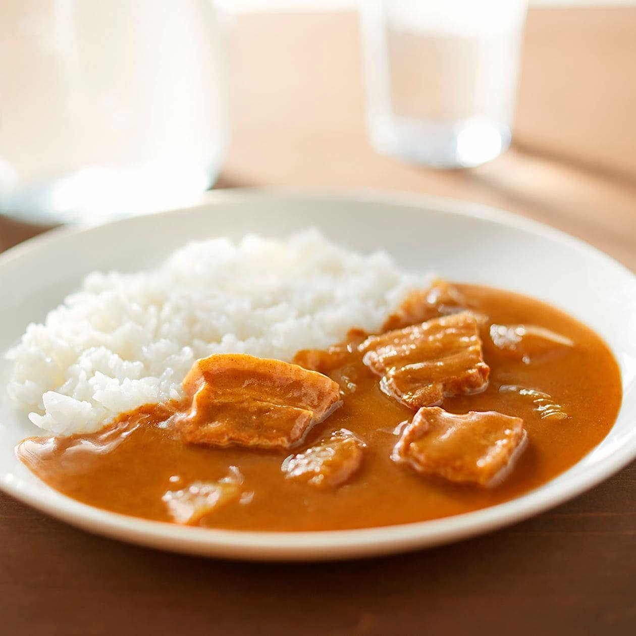 無印良品の素材を生かした 辛くない 国産玉ねぎと豚肉のカレー