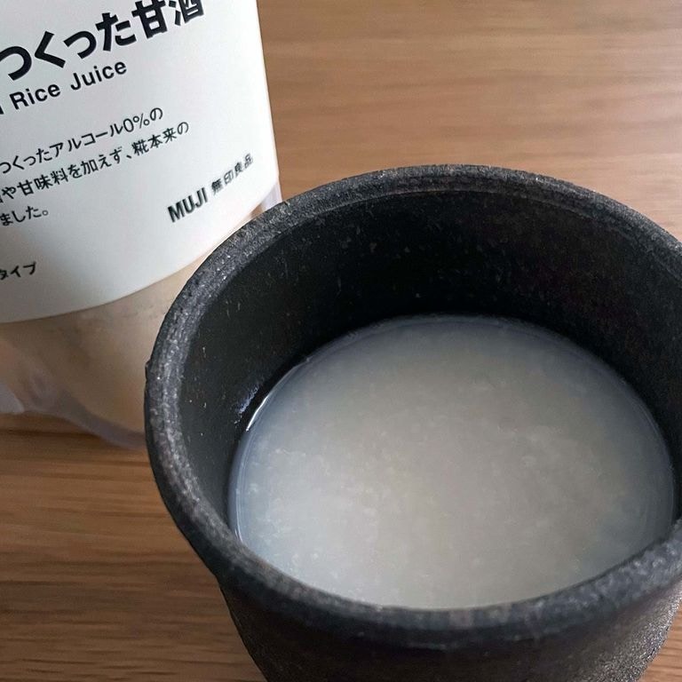 無印良品の麹だけでつくった甘酒