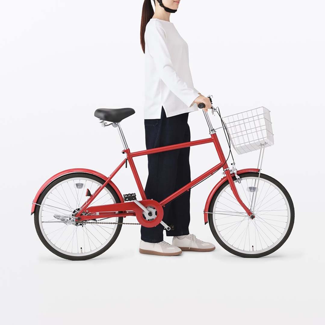無印良品の 20型 自転車 バスケット付