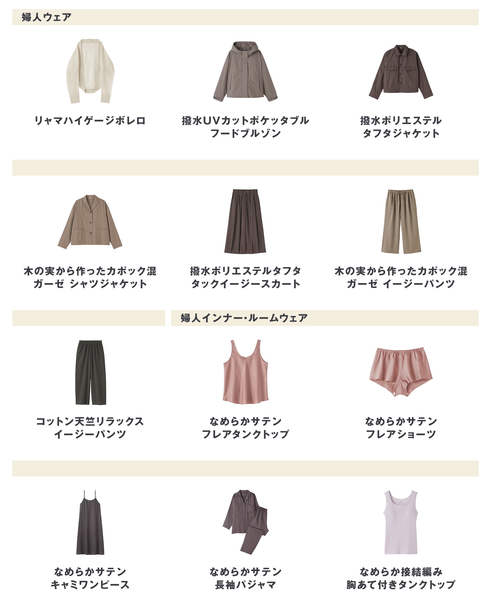 無印良品の2026年8月17日週の新商品まとめ