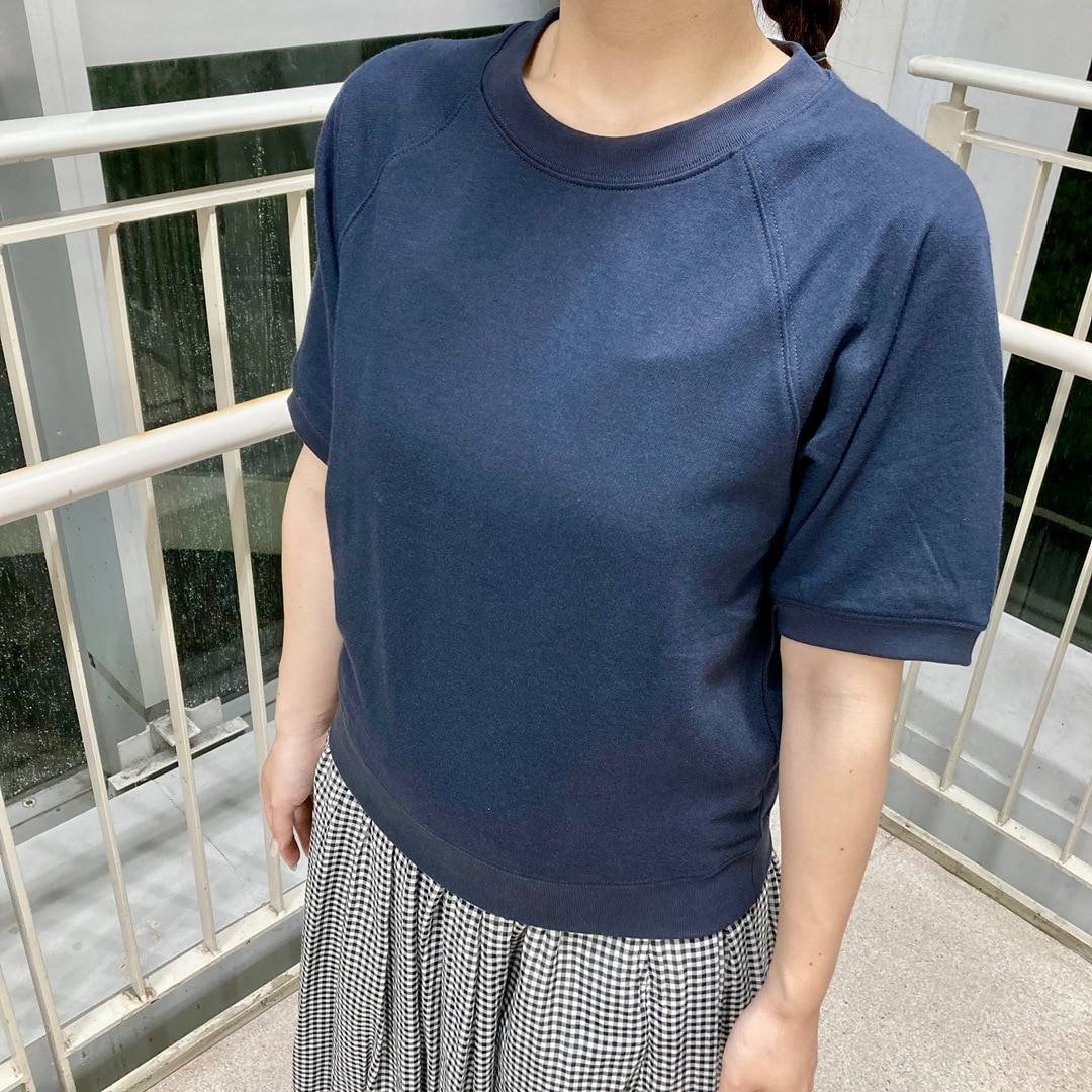 無印良品の『婦人 ライトスウェットクルーネック半袖Tシャツ』