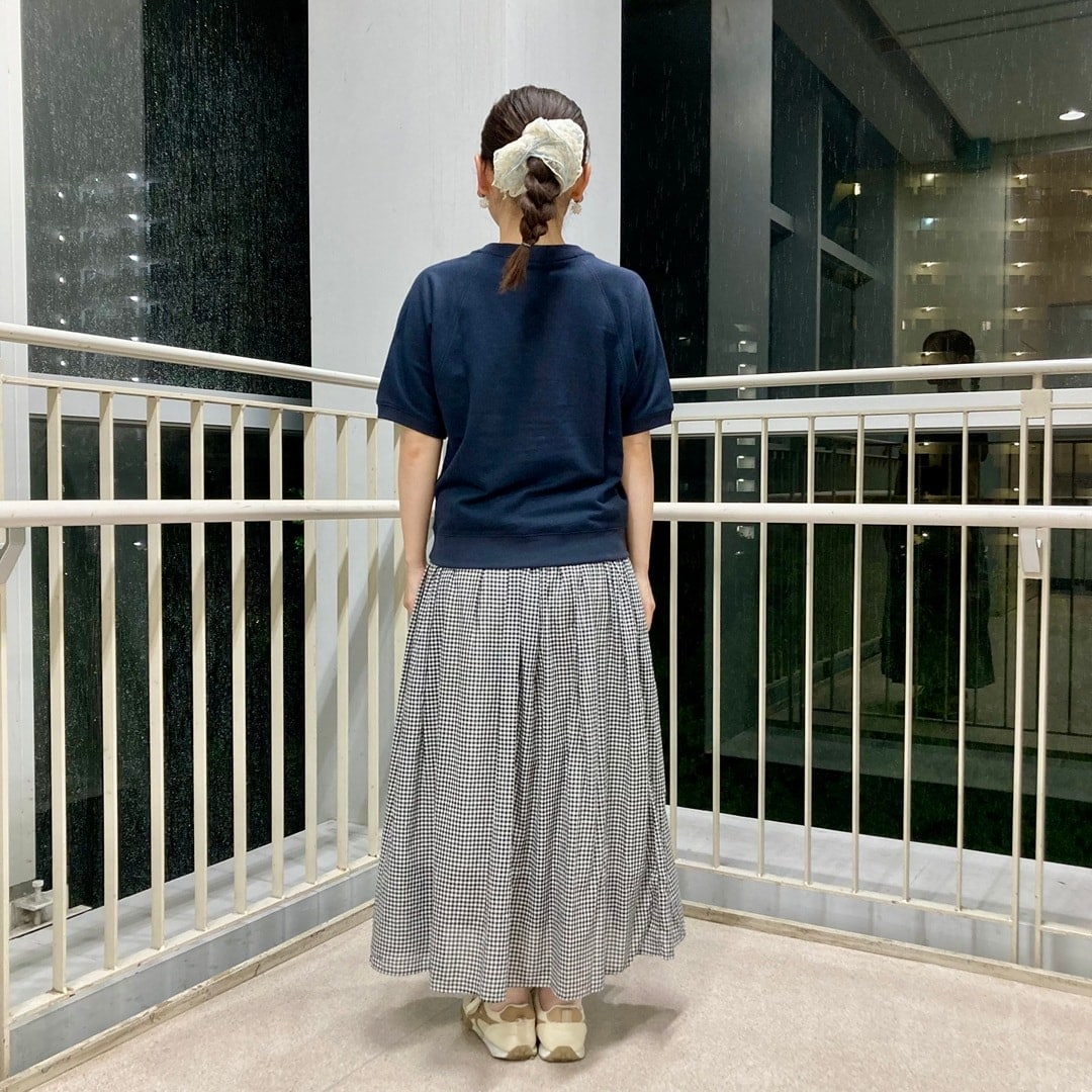 無印良品の『婦人 ライトスウェットクルーネック半袖Tシャツ』