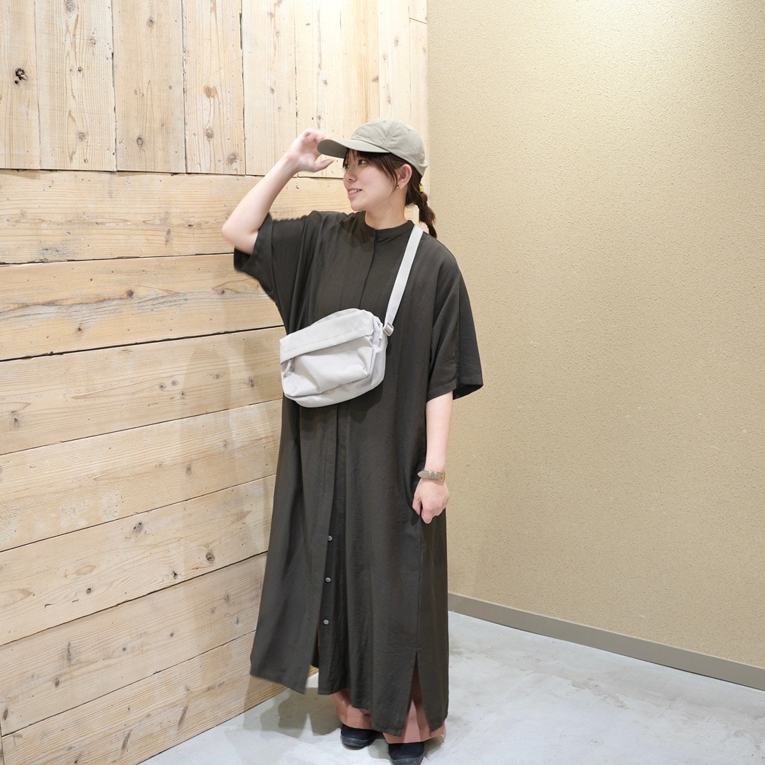 無印良品の『婦人 なめらか 五分袖ワンピース』