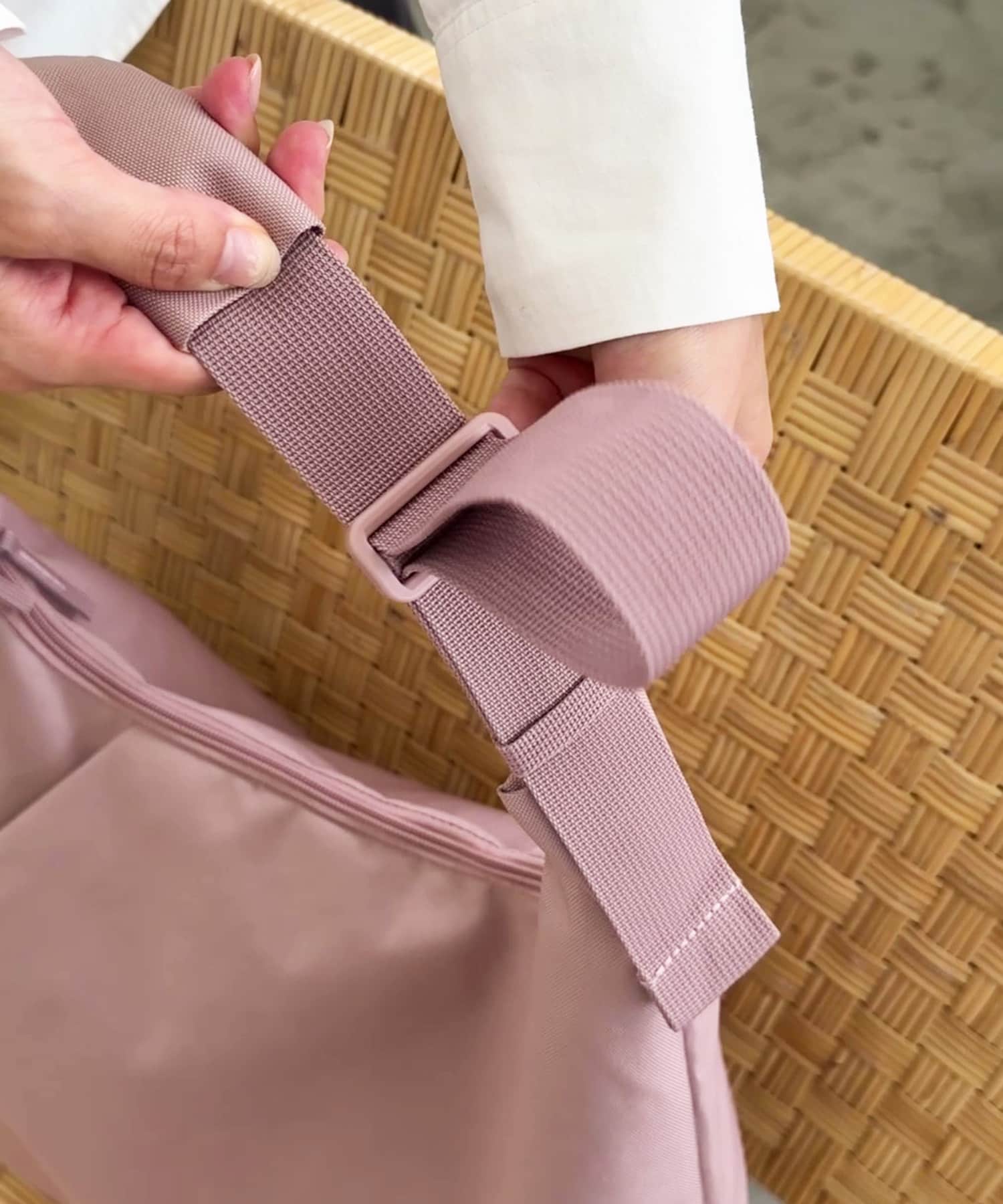 無印良品の撥水 再生ポリエステル ワンショルダー バッグ