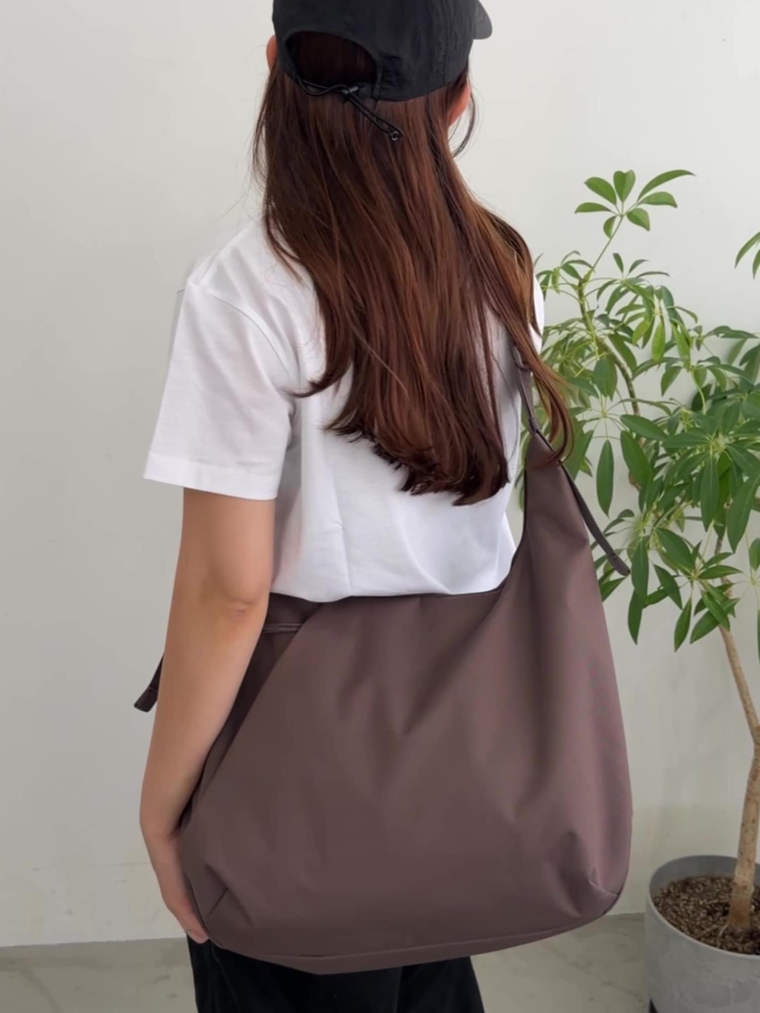 無印良品の撥水 再生ポリエステル ワンショルダー バッグ