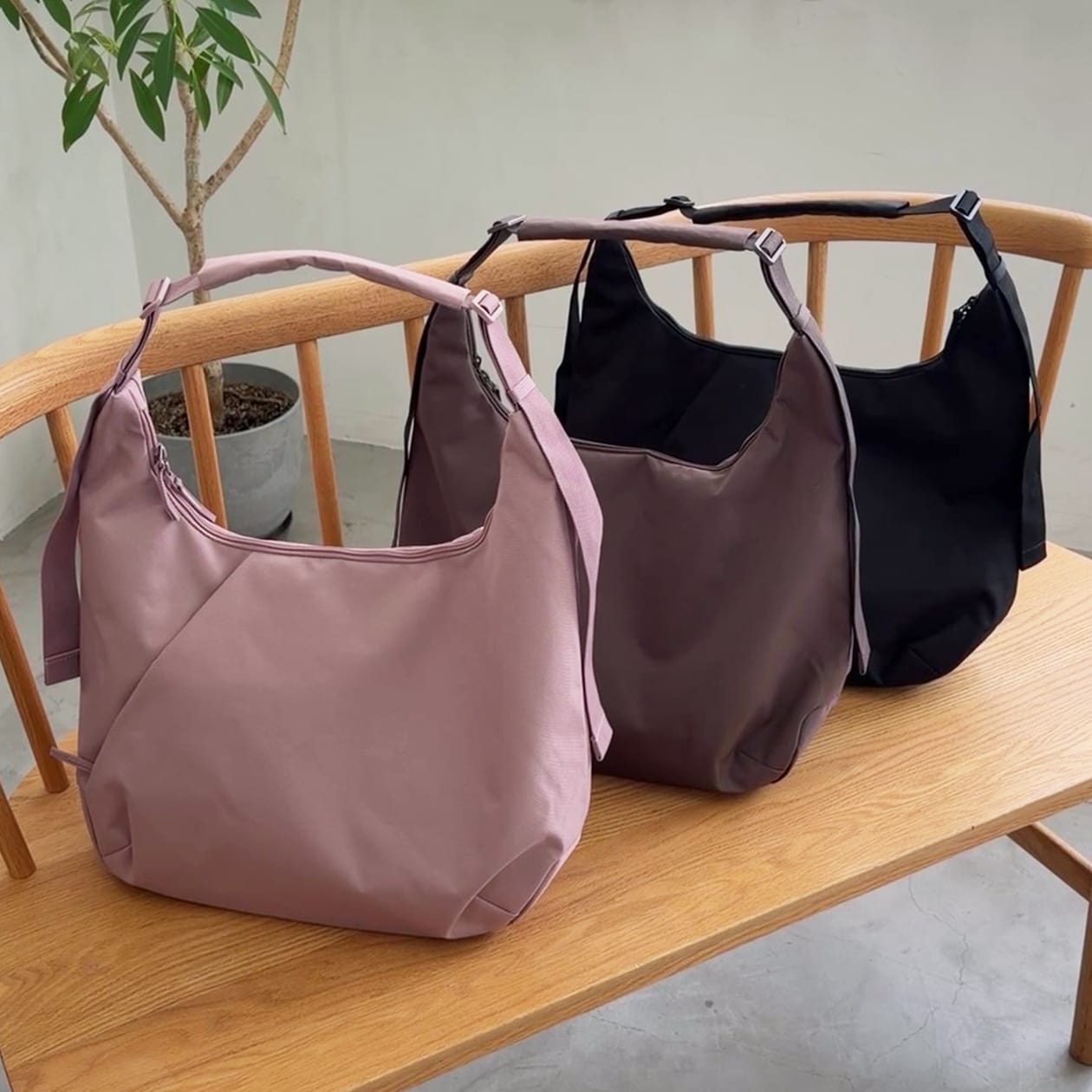 無印良品の撥水 再生ポリエステル ワンショルダー バッグ
