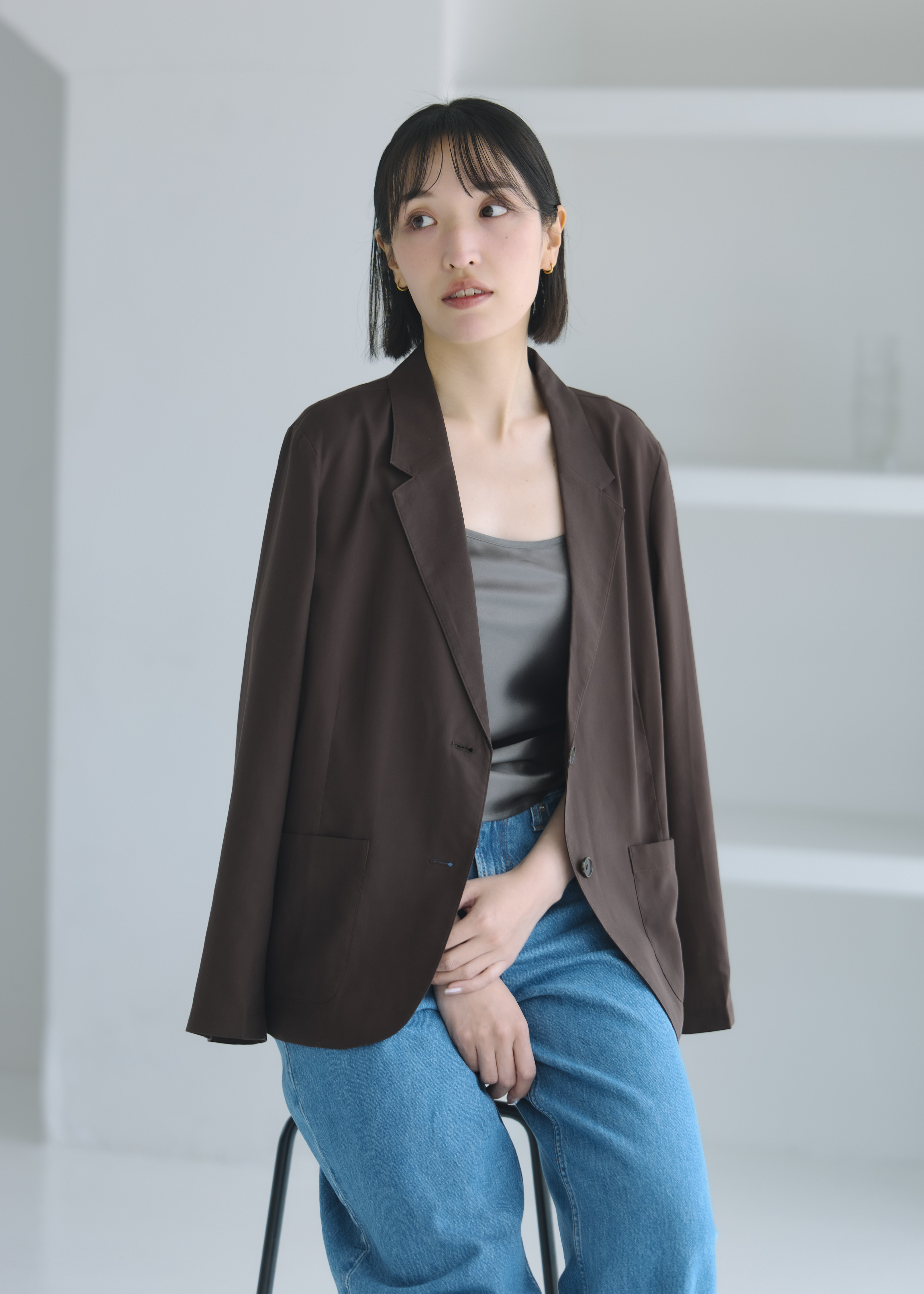 無印良品のなめらかシャツジャケット