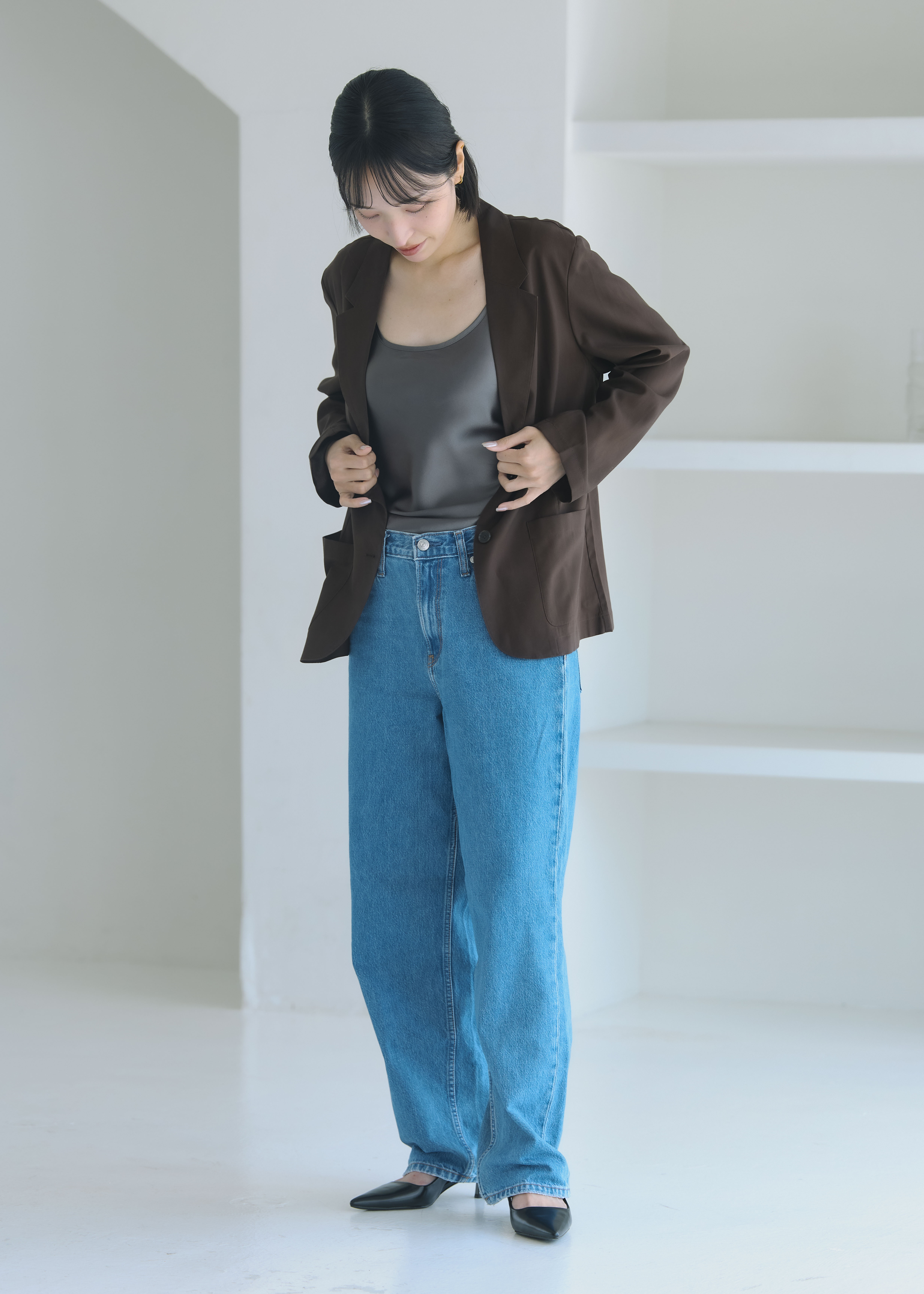 無印良品のなめらかシャツジャケット