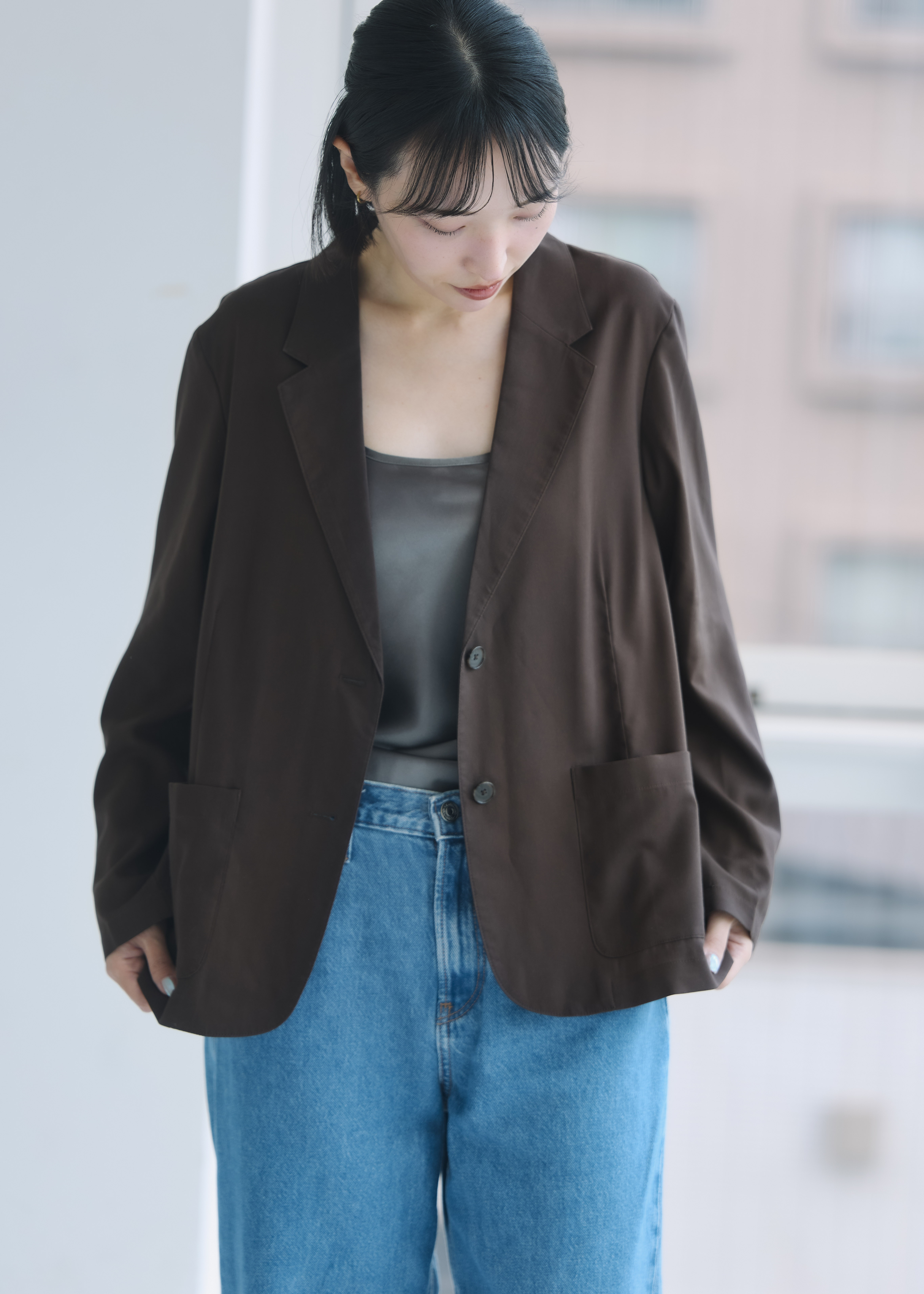 無印良品のなめらかシャツジャケット