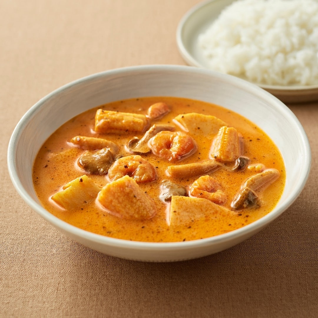 無印良品『海老のビスクとトマトのスープカレー』