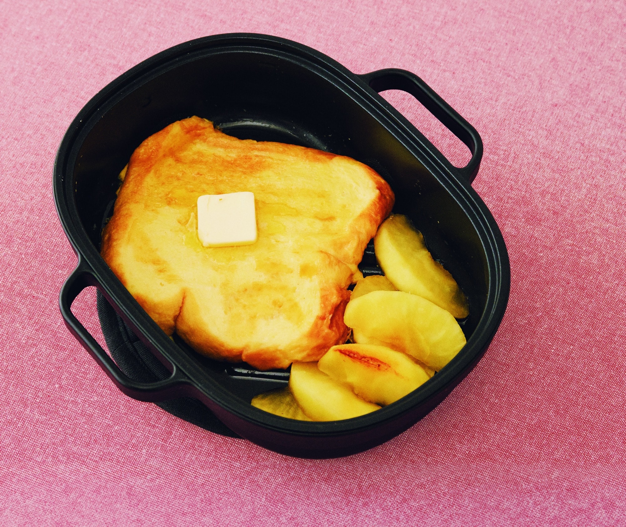 無印良品のレンジで焼き料理 グリルプレートで作る豆乳とメープルシロップのフレンチトースト