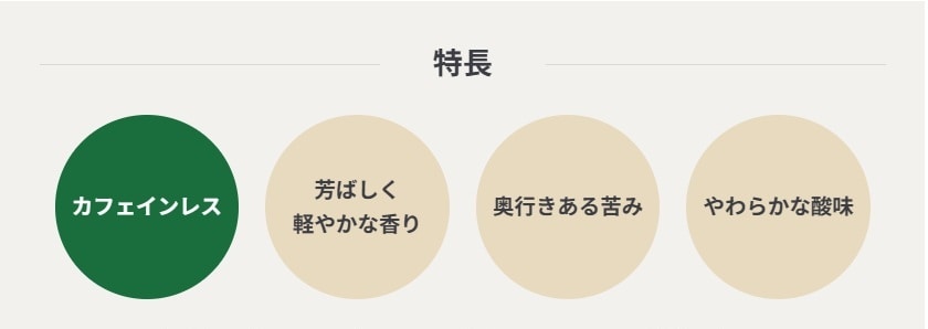 産地を味わうコーヒー　カフェインレス　ブルンジの特長