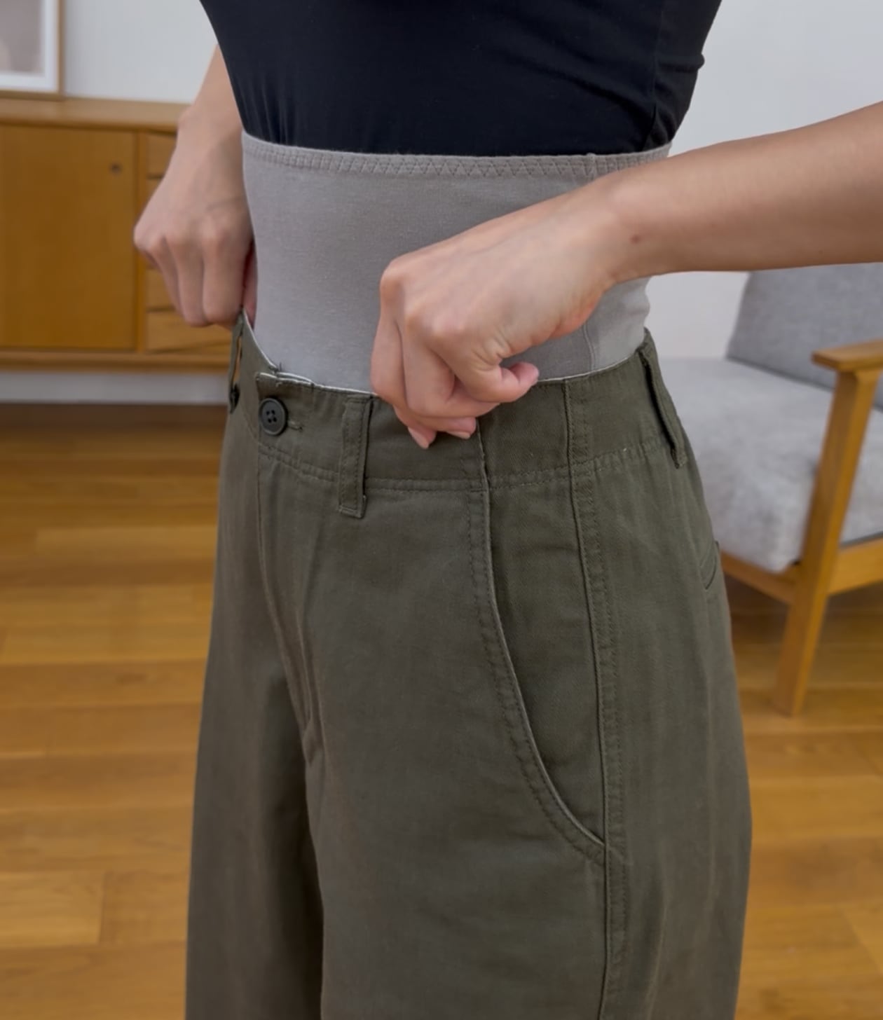 無印良品のあったか綿 はらまき付きショーツ