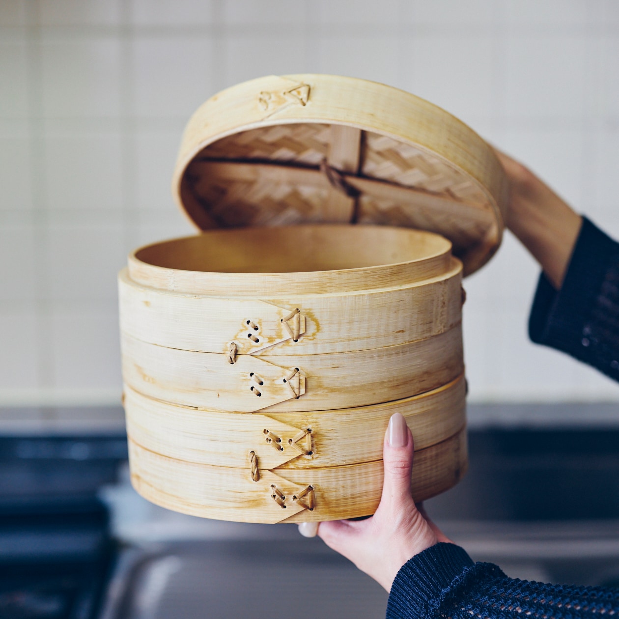 無印良品の 蒸篭