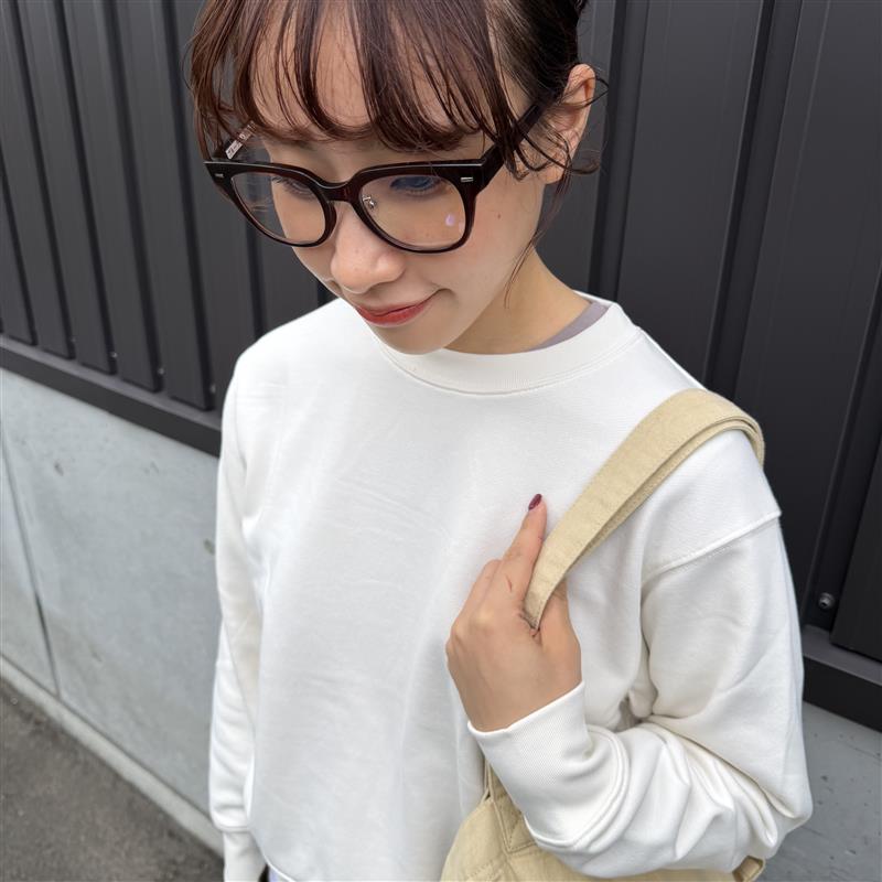 無印良品の婦人 裏毛スウェットプルオーバーのコーディネート