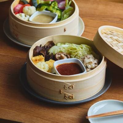 せいろ料理と合わせて温める食べるソースのイメージ画像