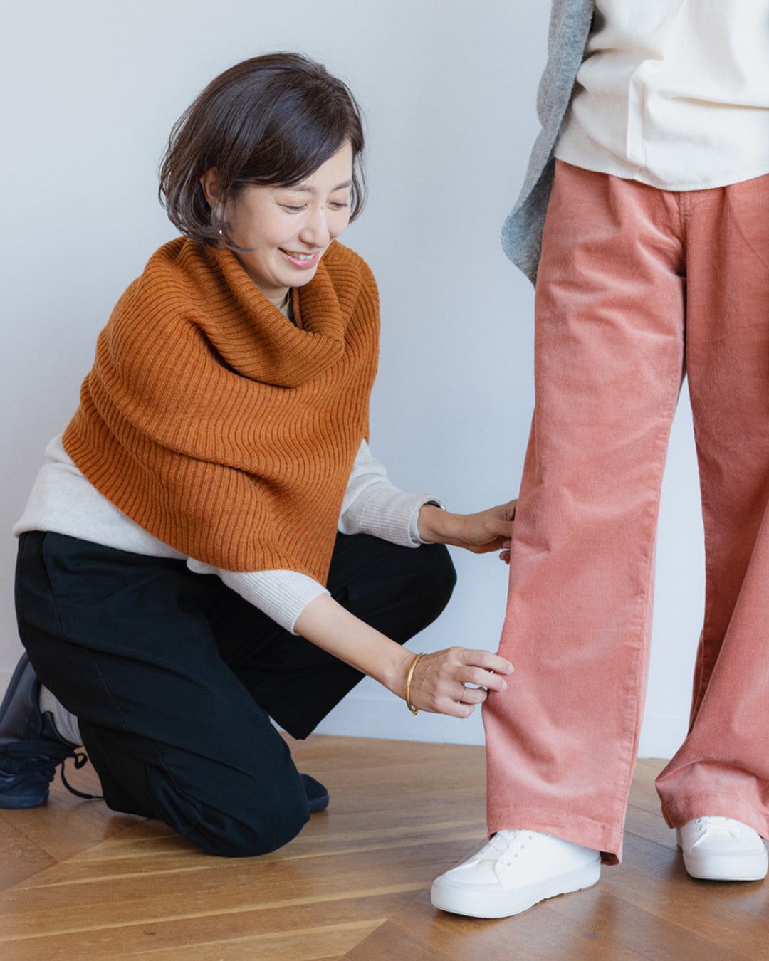 無印良品 大人の悩みを解決。「イージーパンツ」の着こなしバランス 監修 林智子さん