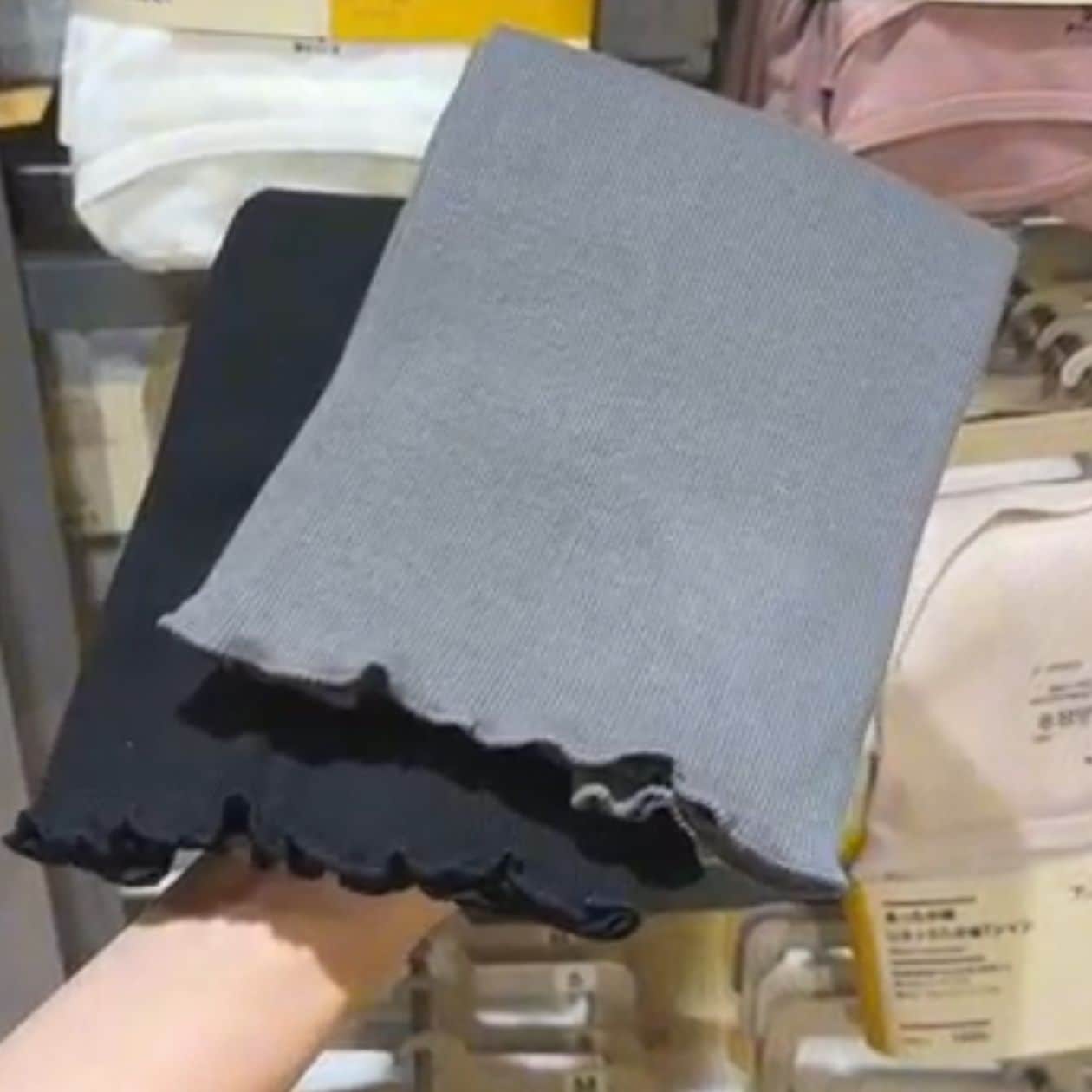 無印良品の婦人 あったか綿 はらまき