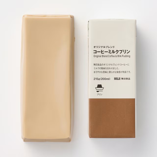 無印良品のオリジナルブレンド コーヒーミルクプリン