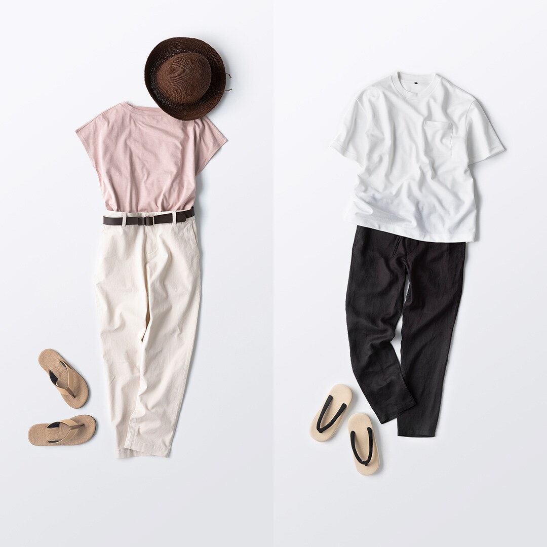 綿混ストレッチフレンチスリーブワンピース 婦人ｓ チャコールグレー ワンピース チュニック 婦人 レディース 通販 無印良品