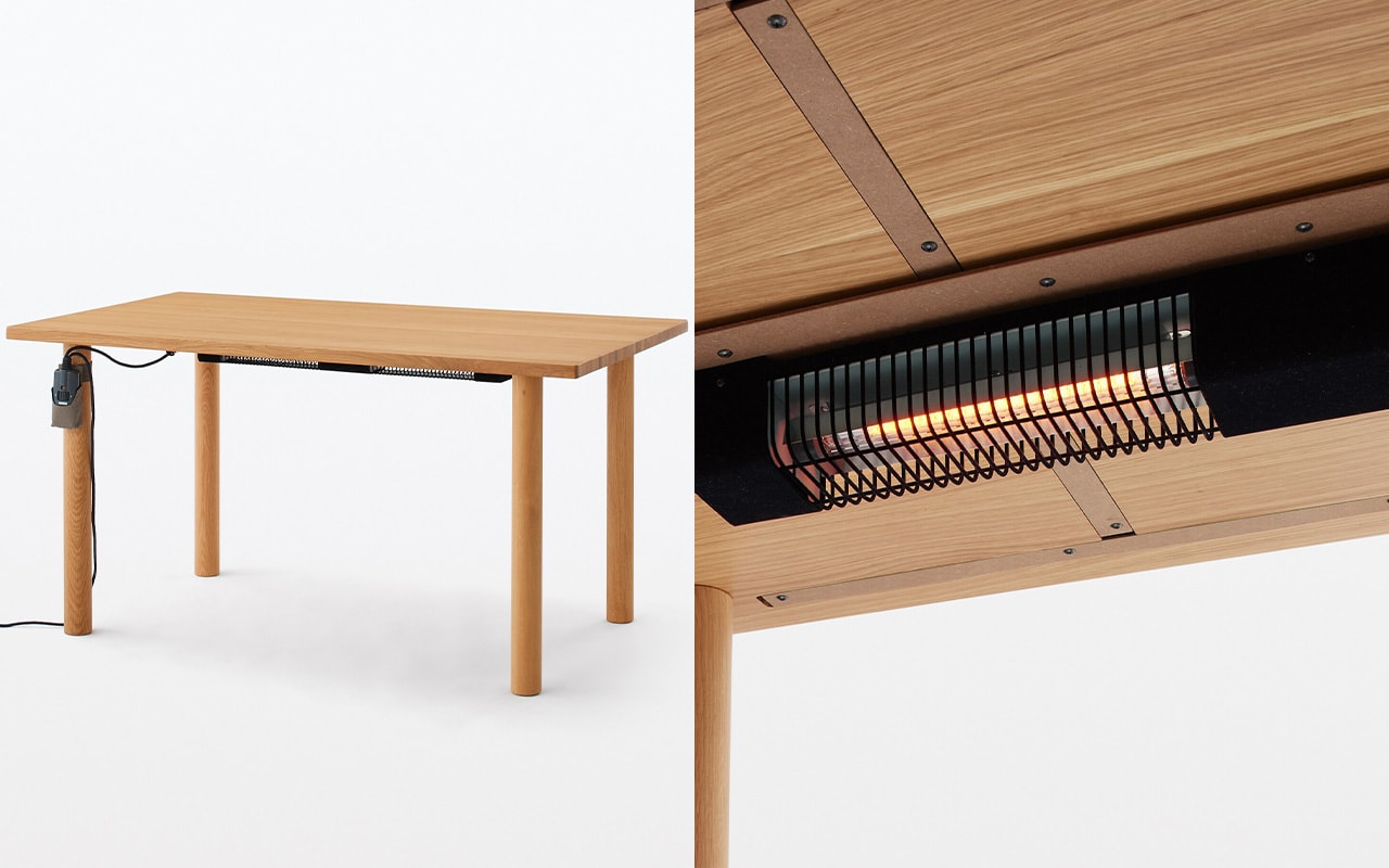 ダイニングこたつ 無印良品 140×80