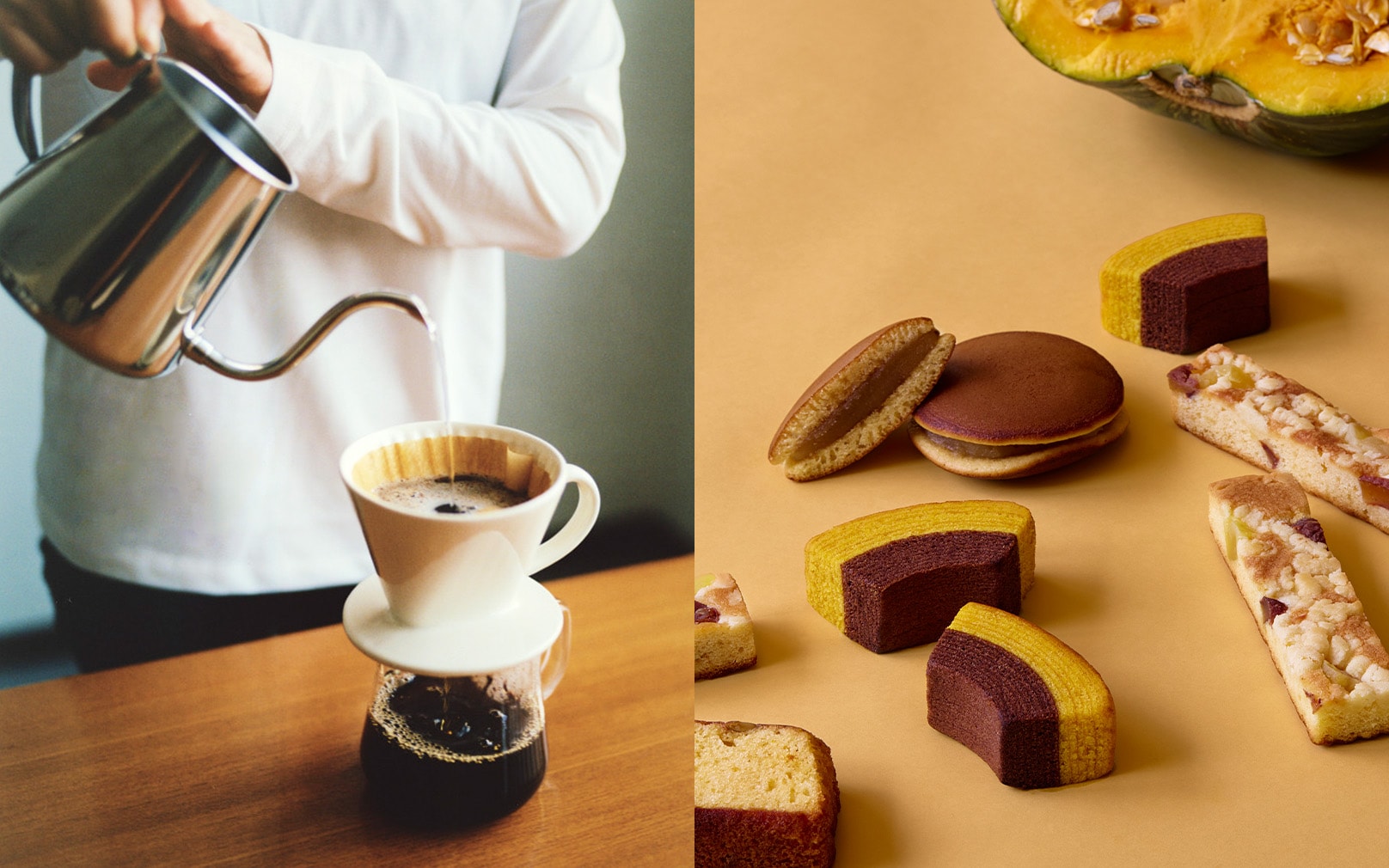 秋のおいしさを楽しむ、コーヒーとお菓子 