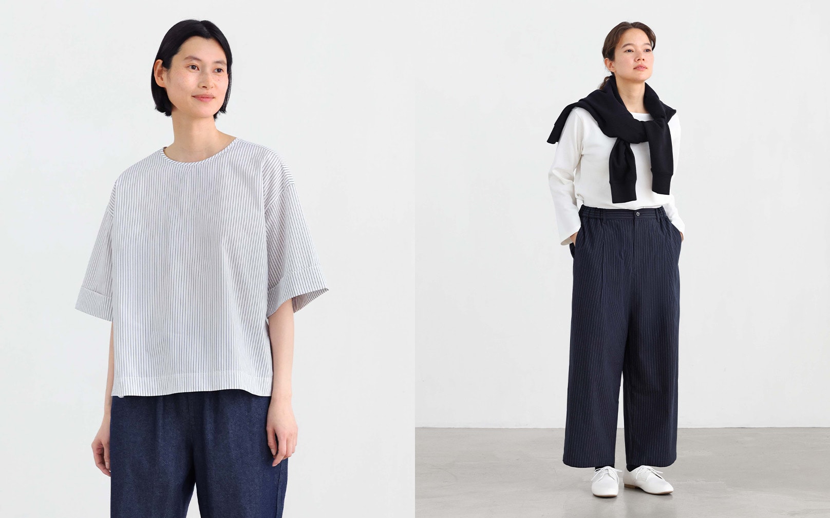 風を通す・乾きやすい素材の服で、初夏を快適に。