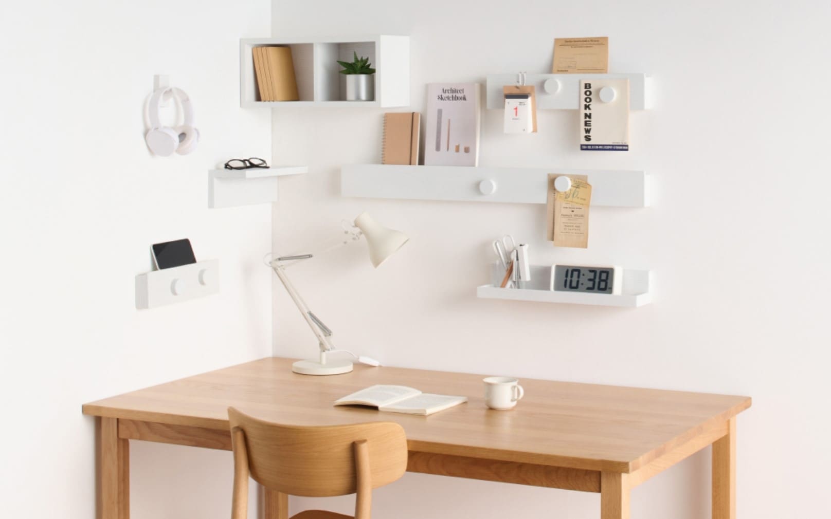 壁に付けられる家具