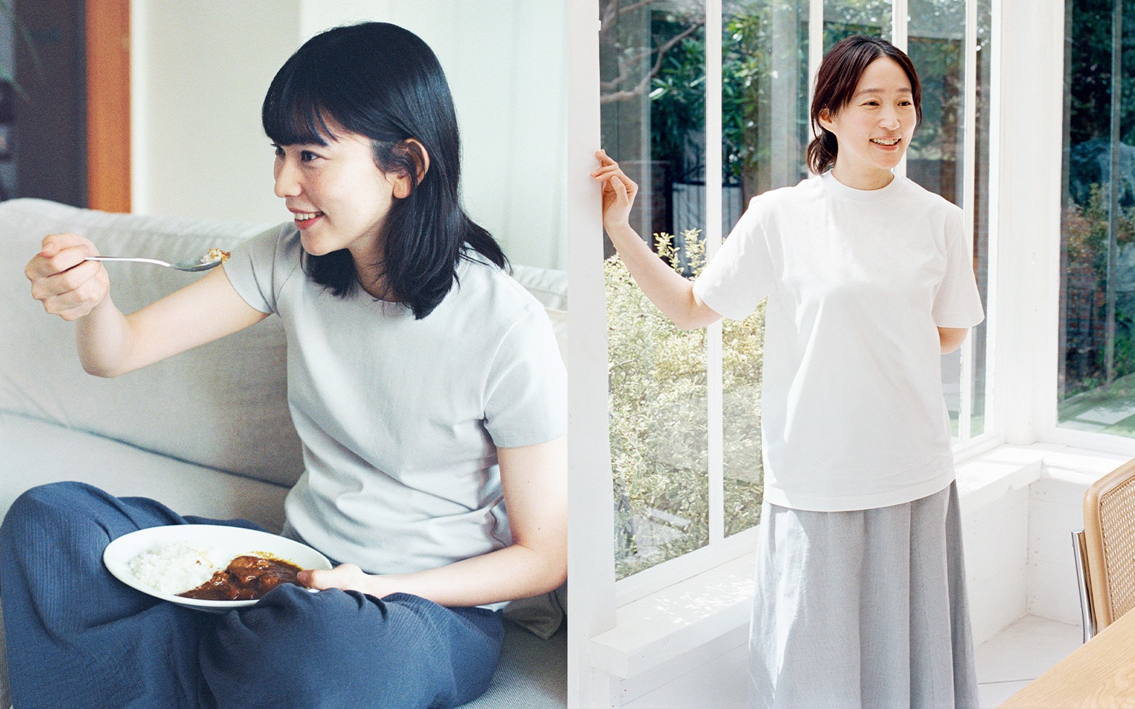 初夏を肌ごこち良く過ごす、Ｔシャツ・ボトムス