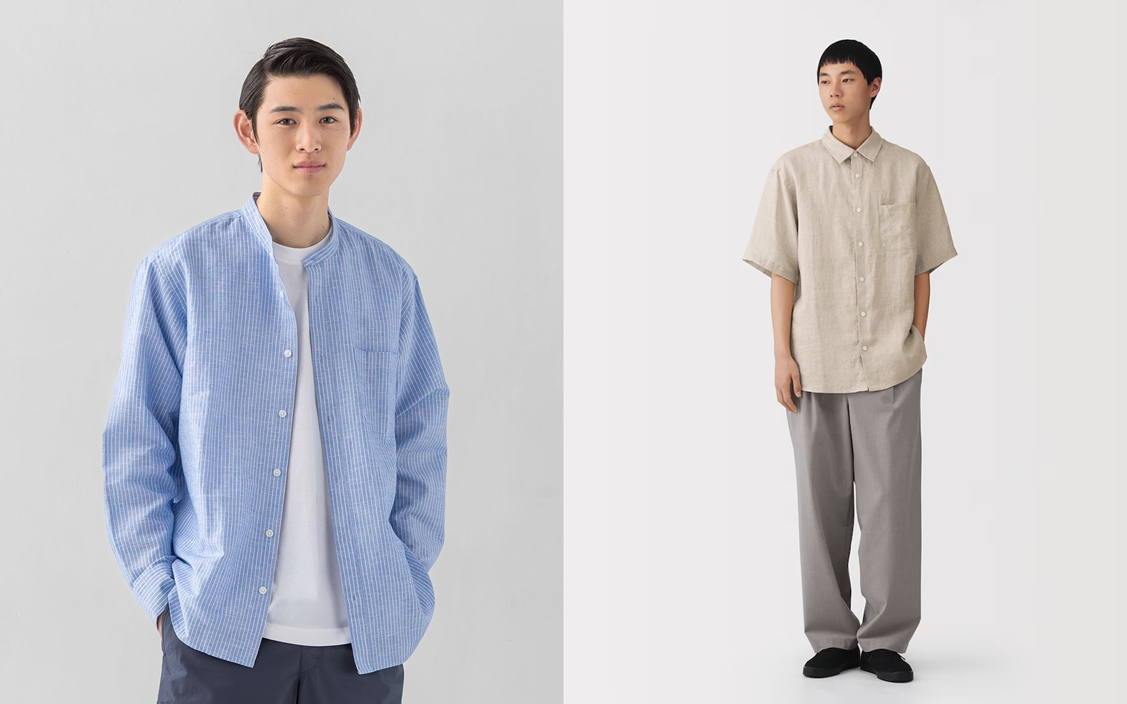 麻(リネン・ヘンプ)とカポックの春服。