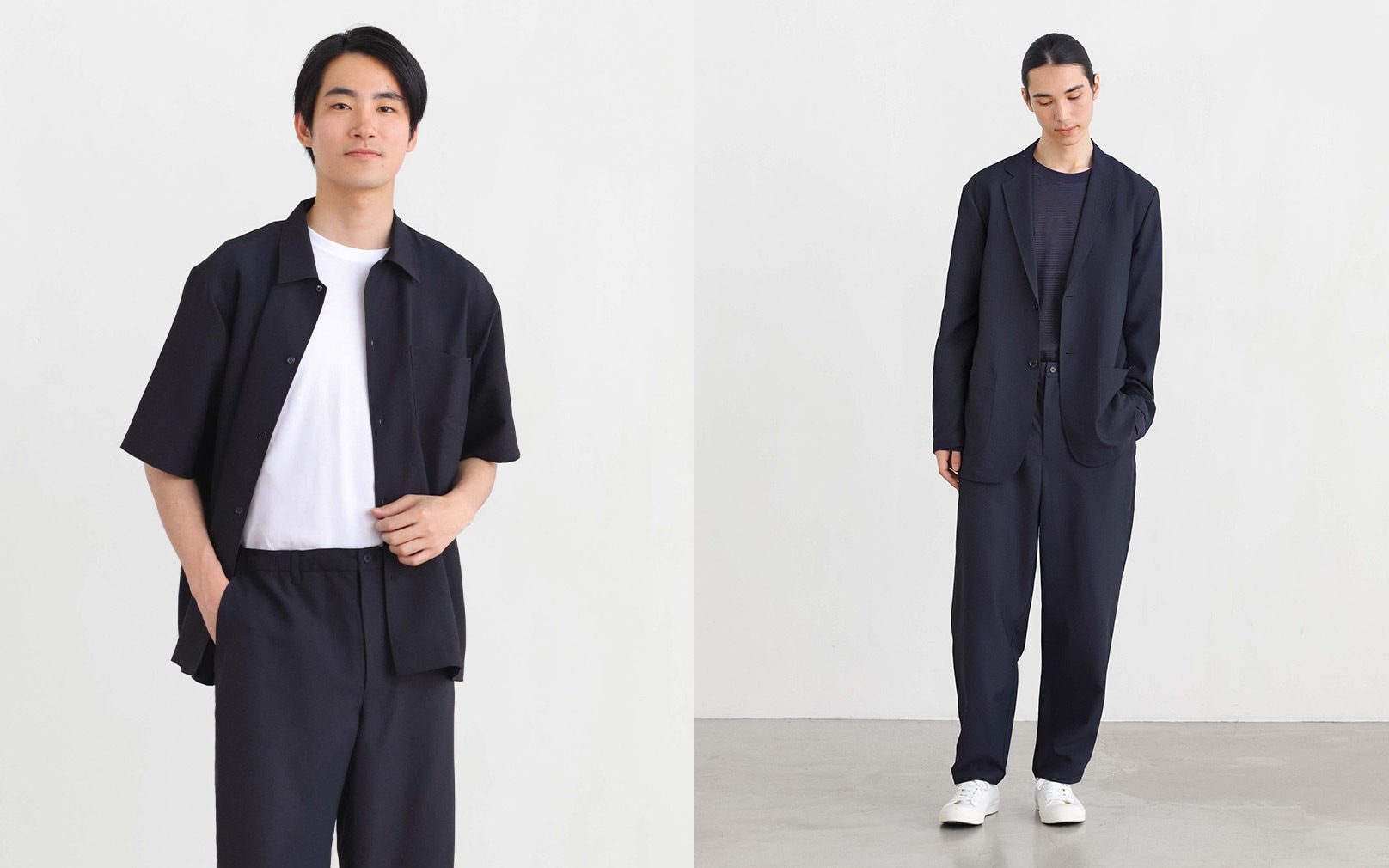 風を通す・涼感素材の服で、初夏を快適に。