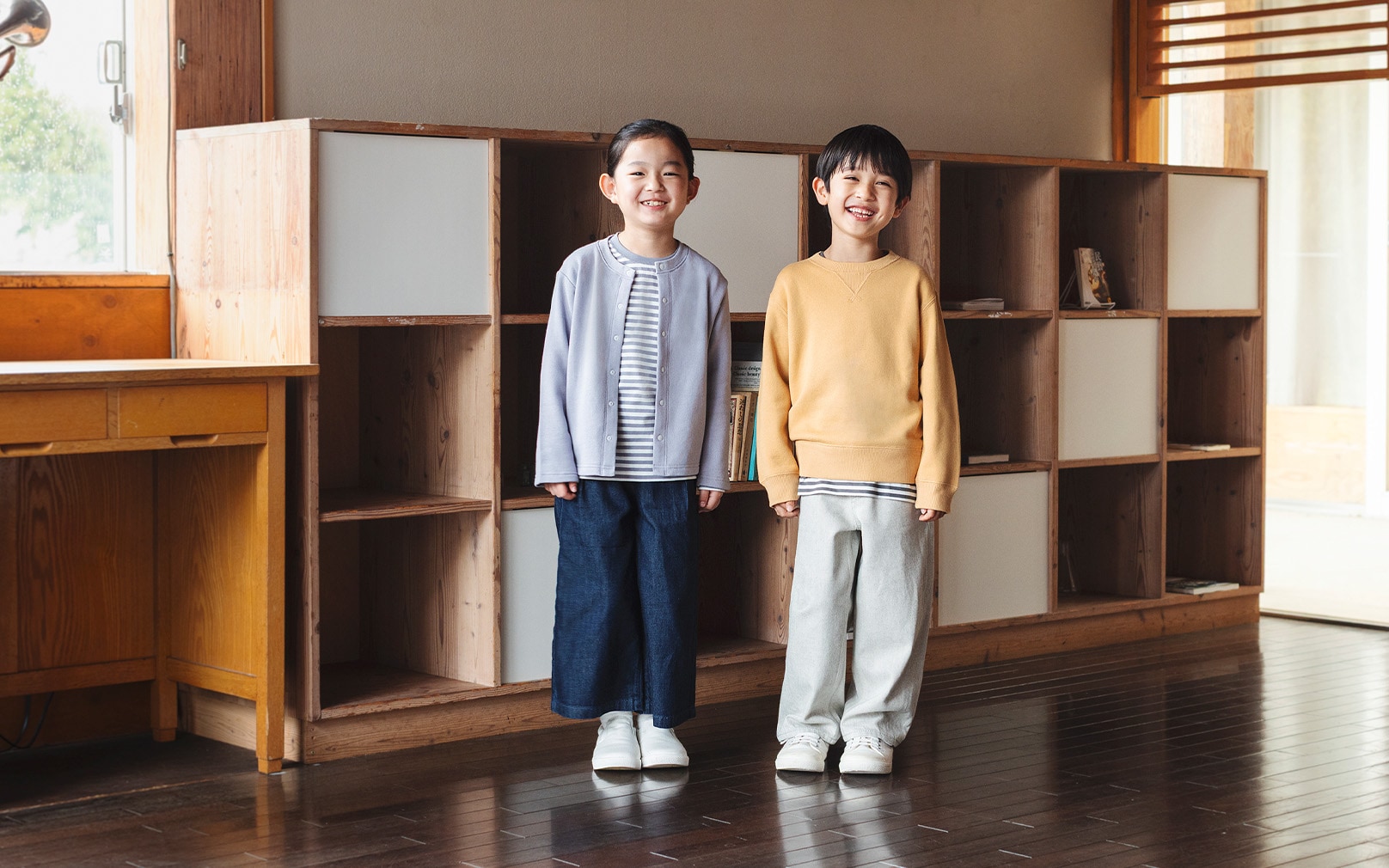 肌ごこちの良い、秋の服｜こども・キッズ