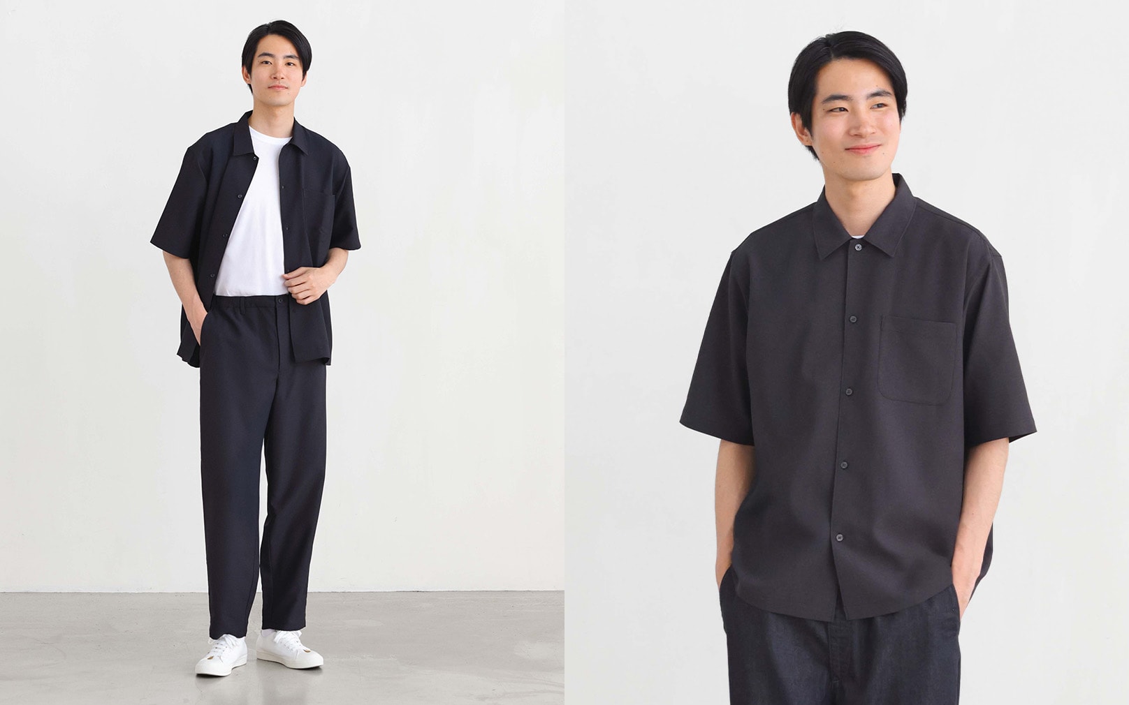 風を通す・涼感素材の服で、初夏を快適に。
