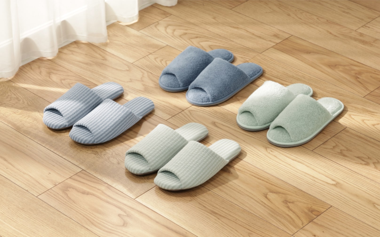 季節と機能で選ぶスリッパ・ルームシューズ