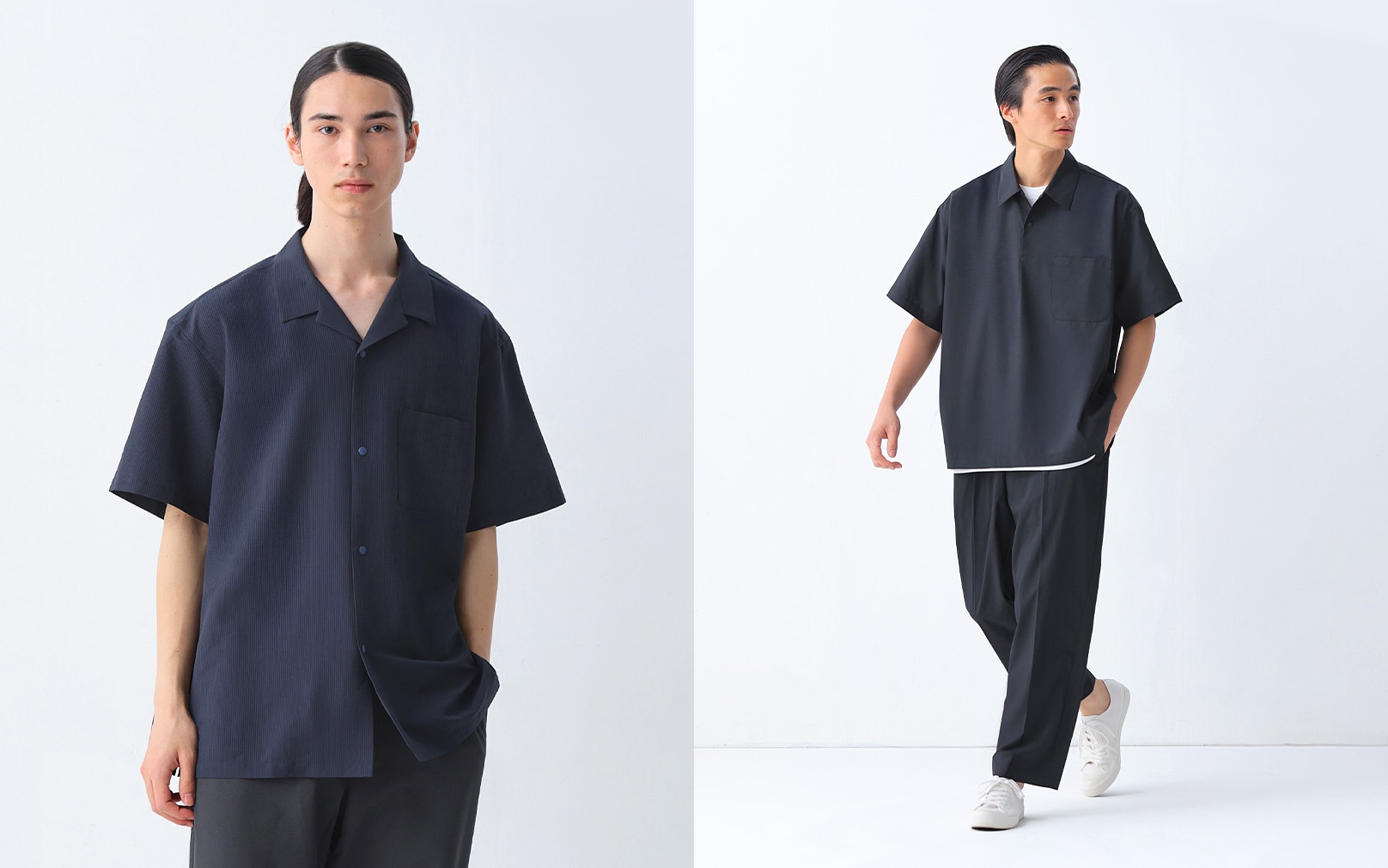 風を通す・涼感素材の服で、初夏を快適に。