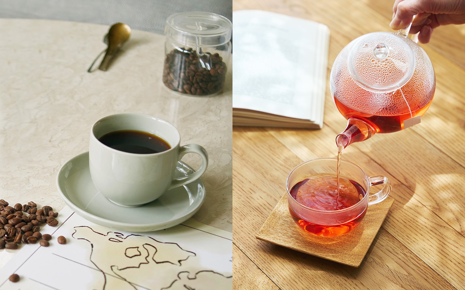 いつものコーヒー・お茶