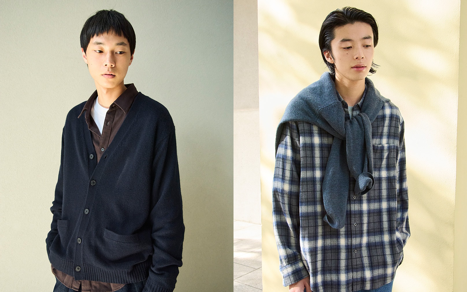 季節の変わり目を心地よく過ごすトップス。