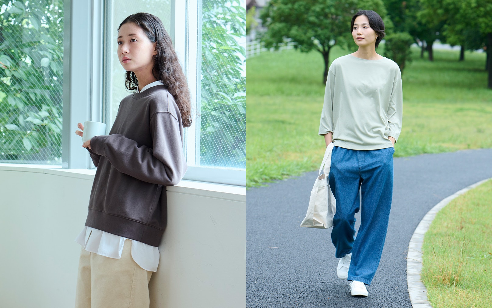 いまから着られる、秋の服。