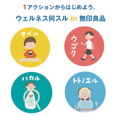 【5/23ｰ24】1アクションからはじめよう。ウェルネス何スル？in 無印良品