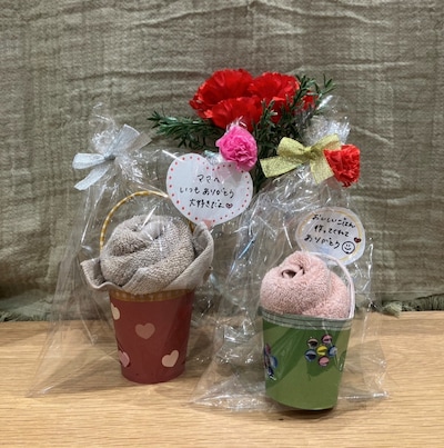 お花のミニバスケット