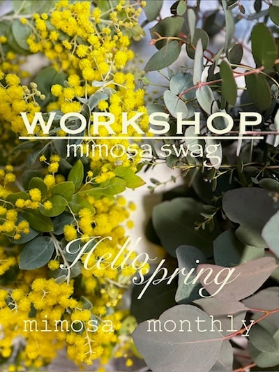 2月15日(日) ”１年に一度の出逢いミモザのワークショップ”　