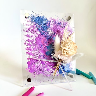 とろける クレヨンアート