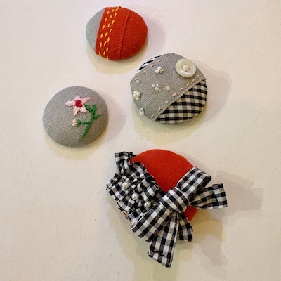 「アップサイクルブローチ作り」ワークショップ