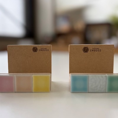 木とタイルを使ったスタンドづくり