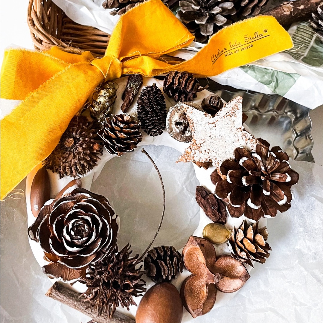 【11/22(土)】森のタカラモノ『木の実リースづくり』ワークショップ