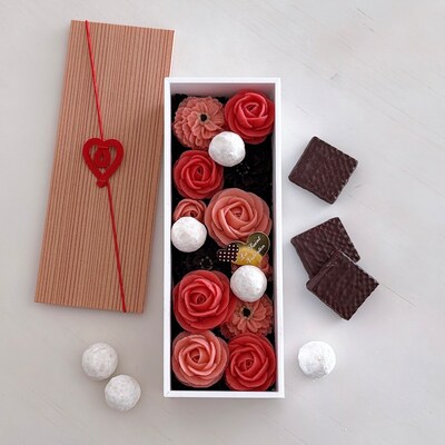 【2/14】季節を楽しむ あんこのお花®｜バレンタイン