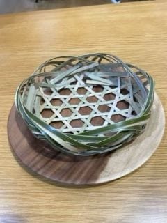8月11日（祝）【夏休み竹籠作り】