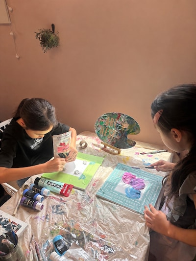 【ルビットパーク南草津】キャンバスアートworkshop